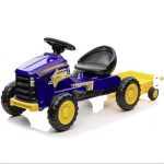 Dečiji traktor sa prikolicom – Ride On Toy Tractor Plavi - Слика 2