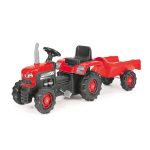 Dolu Traktor sa prikolicom 081537 crveni