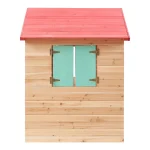 Dečija drvena kućica za igru na otvorenom KINDER HOME - za dvorište i baštu, 115×102×129 cm - Слика 13