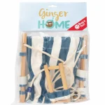 Dečija drvena ljuljaška, ležaljka KINDER HOME – pamučno sedište, zaštitna daska, za unutrašnju i spoljašnju upotrebu - Слика 4