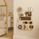 Montesori drvena tabla za motoriku Medved KINDER HOME - Слика 9