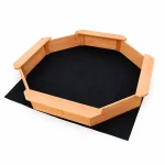 Dečiji drveni peskarnik KINDER HOME – model sa 8 strana i 4 sedišta, 134,5×134,5 cm - Слика 5
