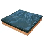 Dečiji drveni peskarnik KINDER HOME sa 4 sedišta – 90x90 cm, za dvorište i baštu - Слика 6