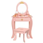 Dečiji sto za šminkanje KINDER HOME sa ogledalom, Princeza - Слика 3