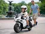 Dečiji Motor na akumulator Sports 139 Beli - Слика 2