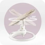 MoMi Pearl njihalica za bebe Beige, 0-9 kg BULE00039 - Слика 3