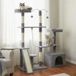 Maca Lounge grebalica i penjalica za mačke 136cm Siva - Слика 2