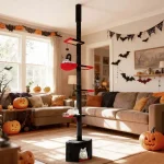 Maca Halloween penjalica i grebalica za Mačke do plafona 300cm Crna - Слика 2