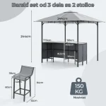 Paviljon Bar sa Dve Stolice 245x245cm - Слика 3