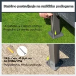 Paviljon Bar sa Dve Stolice 245x245cm - Слика 6