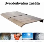 Nevidljiva Nadstrešnica 50x50cm Bronza - Слика 2