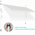 Montelux Easy 350x120cm Bež Balkonska Tenda - Слика 4