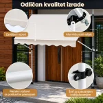 Montelux Easy 250x125cm Bež Balkonska Tenda - Слика 4