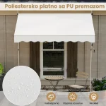 Montelux Easy 250x125cm Bež Balkonska Tenda - Слика 5