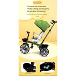 Dečiji tricikl sa tendom i pedalama - BCK0311 - Слика 4