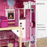 Drvena Kućica za Lutke – Princess Mansion sa Nameštajem - Слика 3