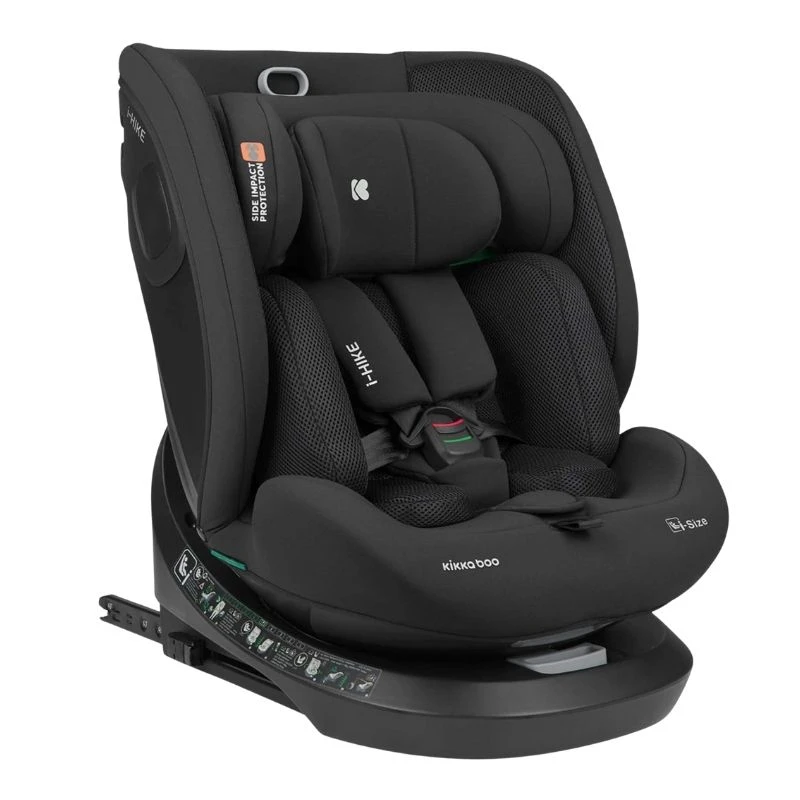 kikka-boo-hike-premium-auto-sediste-i-size-black-40-150cm-isofix-695bcd3a68e49 (1) Kikka Boo Hike Premium autosedište i-Size ISOFIX Black 40-150 cm KKB00077 - Слика 1