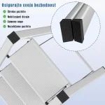 SuperStep Kućne Aluminijumske Merdevine 2 SLIM - Слика 2
