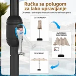 Venturo Garden 4x2m Bež Suncobran Pravougaoni - Слика 4