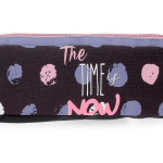 ROLL ROAD THE TIME IS NOW prazna pernica - crna