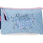 MOVOM SPRING VIBES prazna pernica sa 3 pregrade - plava