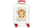 ROLL ROAD HAPPY PETS dečiji kofer 55 cm - bela/crvena