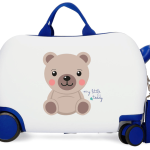 ROLL ROAD HAPPY PETS dečiji kofer na točkićima - braon