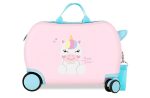 ROLL ROAD HAPPY PETS dečiji kofer na točkićima - pink