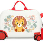 ROLL ROAD HAPPY PETS dečiji kofer na točkićima - bela/crvena