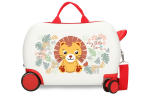 ROLL ROAD HAPPY PETS dečiji kofer na točkićima - bela/crvena