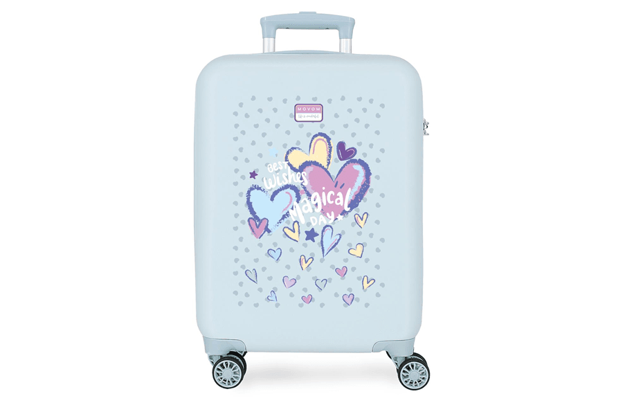 130062100033 MOVOM BEST WISHES dečiji kofer 55 cm - sky blue - Слика 1