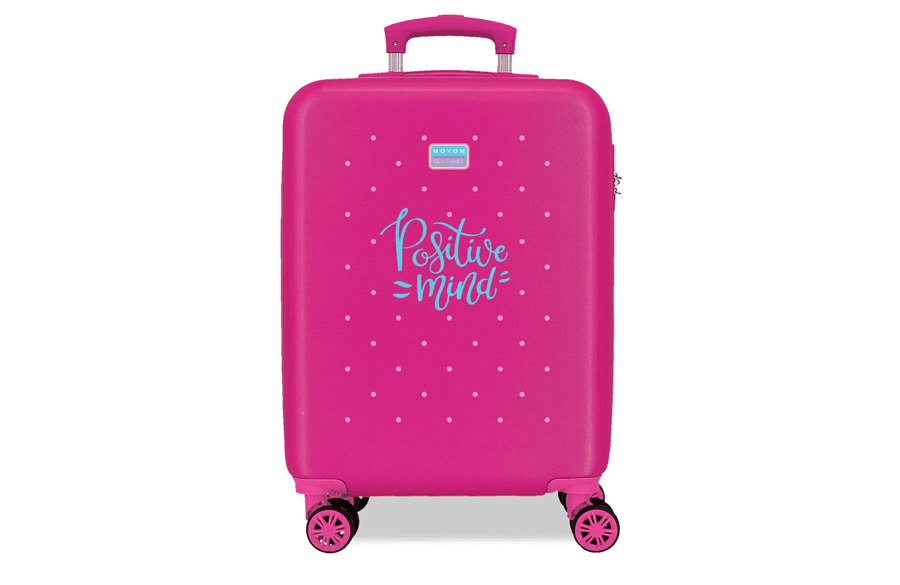 130064100071 MOVOM POSITIVE MIND dečiji kofer 55 cm - pink - Слика 1