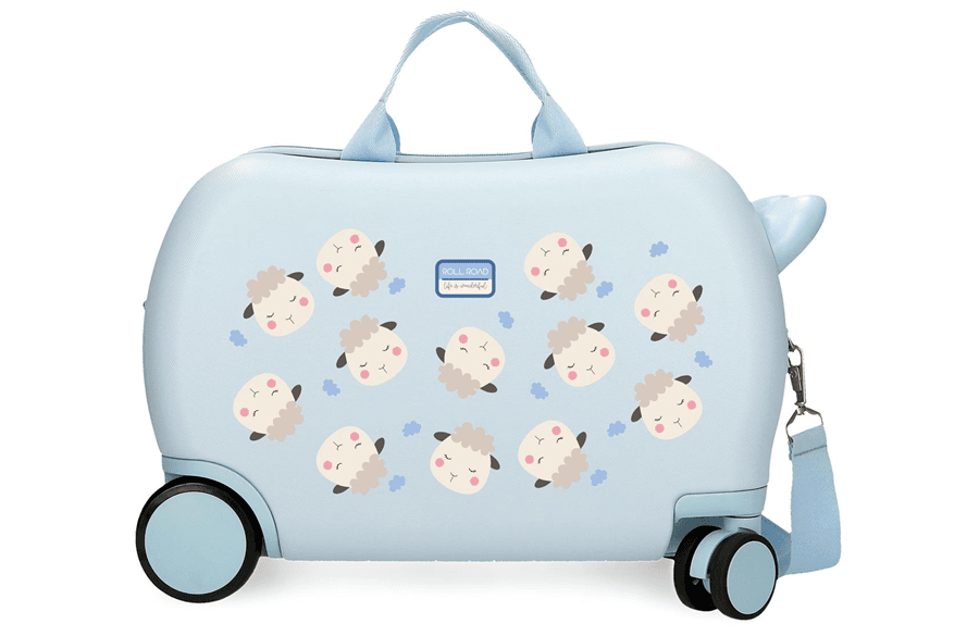 130070104033 MOVOM BABY PETS dečiji kofer na točkićima - plava - Слика 1