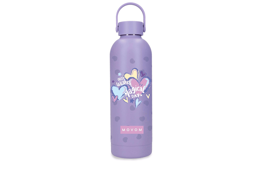 190003933081 MOVOM BEST WISHES dečiji termos 500 ml - ljubičasta - Слика 1