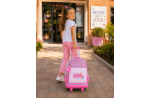 ENSO GIRL ZONE ranac za školu sa točkićima - pink - Слика 2
