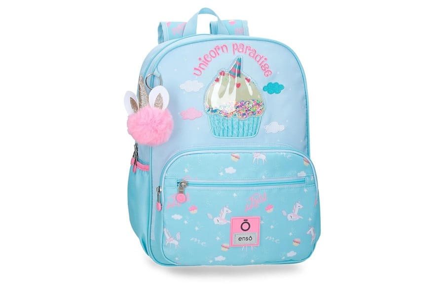 210090235135 ENSO UNICORN PARADISE ranac za školu - sky blue - Слика 1
