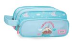ENSO UNICORN PARADISE prazna pernica sa 3 pregrade - sky blue