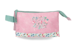 MOVOM MY LITTLE GARDEN prazna pernica sa 3 pregrade - pink