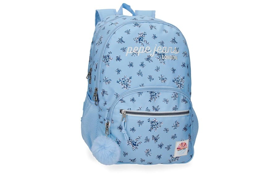 410108266133 PEPE JEANS OLIVIA ranac za školu - sky blue - Слика 1