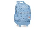 PEPE JEANS OLIVIA ranac za školu sa točkićima - sky blue
