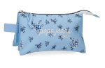 PEPE JEANS OLIVIA prazna pernica sa 3 pregrade - sky blue