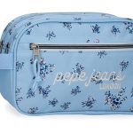 PEPE JEANS OLIVIA ženski neseser sa 2 pregrade - sky blue