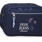 PEPE JEANS LENAY ženski neseser sa 2 pregrade - teget