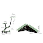 Trotinet guralica 5u1 Qplay Sema zeleni - Слика 7