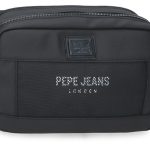 PEPE JEANS DURHAM muški neseser sa 2 pregrade - crna