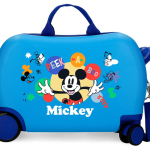 MICKEY PEEK A BOO dečiji kofer na točkićima - plava