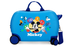 MICKEY PEEK A BOO dečiji kofer na točkićima - plava