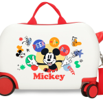 MICKEY PEEK A BOO dečiji kofer na točkićima - bela