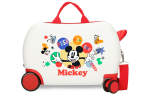 MICKEY PEEK A BOO dečiji kofer na točkićima - bela