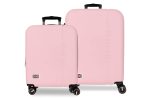 PEPE JEANS ARIS set kofera 2/1 - powder pink